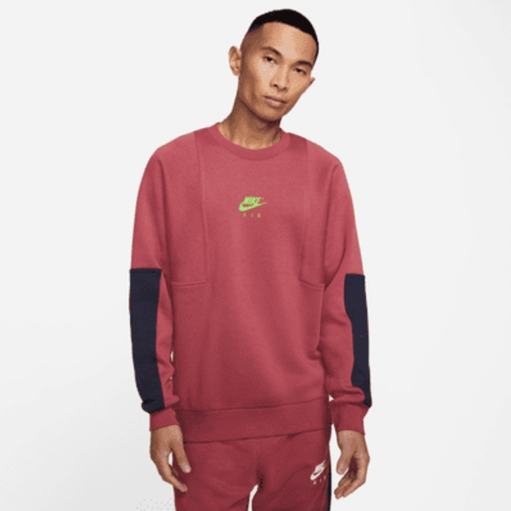Men's Nike Air Crew neck Pullover Sweatshirt Size M
